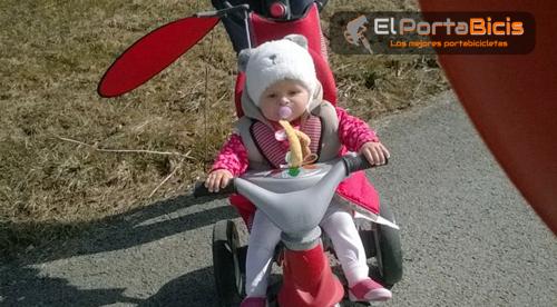 feber - triciclo baby trike easy evolution color rosa