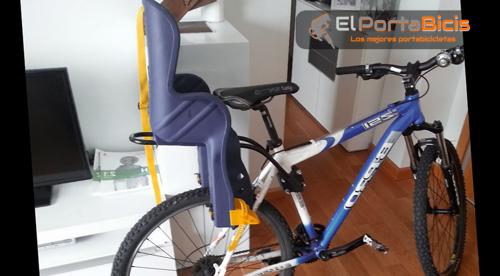 instalar un asiento de bicicleta niños