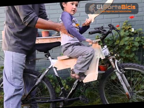 instalar un asiento de bicicleta niños