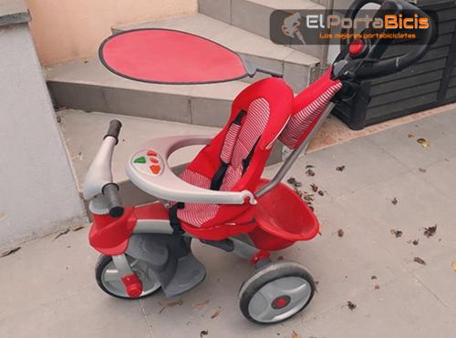 notice feber tricycle baby trike easy evolution rouge