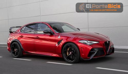 portabicicletas el alfa romeo giulia