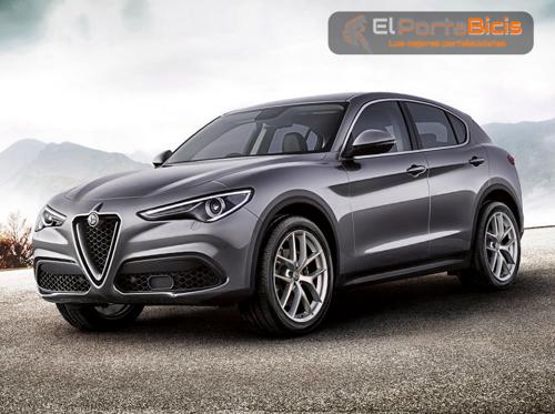 portabicicletas el alfa romeo stelvio