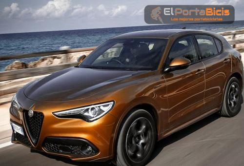 portabicicletas el alfa romeo stelvio