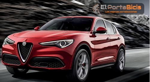 portabicicletas el alfa romeo stelvio