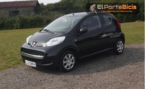 portabicicletas el peugeot 107