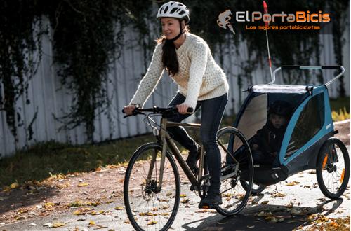 remolque bici niños thule