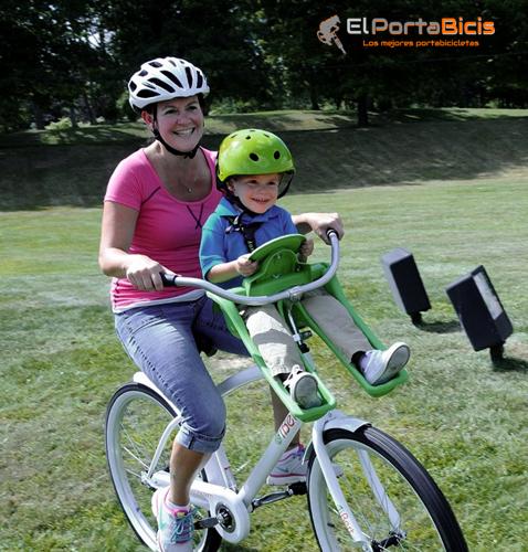 silla bici niño delantera