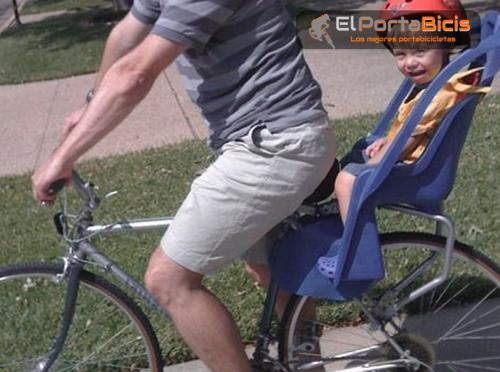 silla delantera niños bicicleta